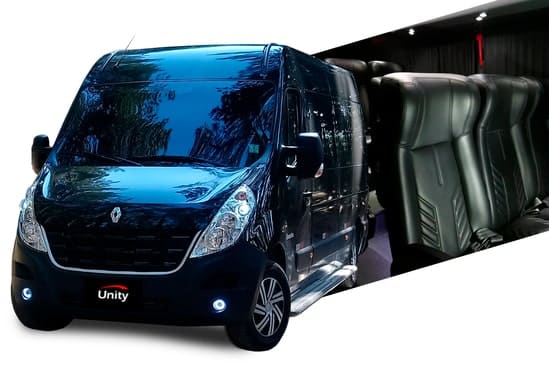Locação de Vans Luxo para Viagens e Disposições Unity Vans Locadora